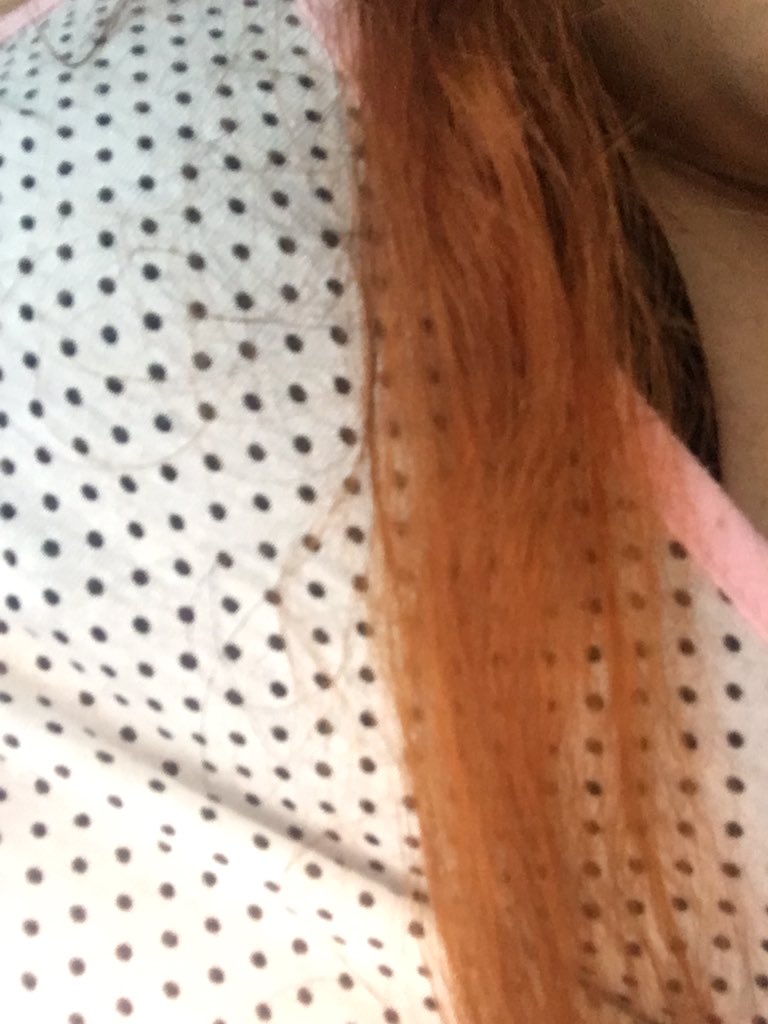 r4fferty's tweet photo. @sarahgrafferty @GabrielMacht look what i have done 💕✨ i’m now also partly donna paulsen and harvey specter’s daughter. #littleredhead 

and i'm just waiting for my hair to react to doing it all over https://t.co/I3eyBQKy4i