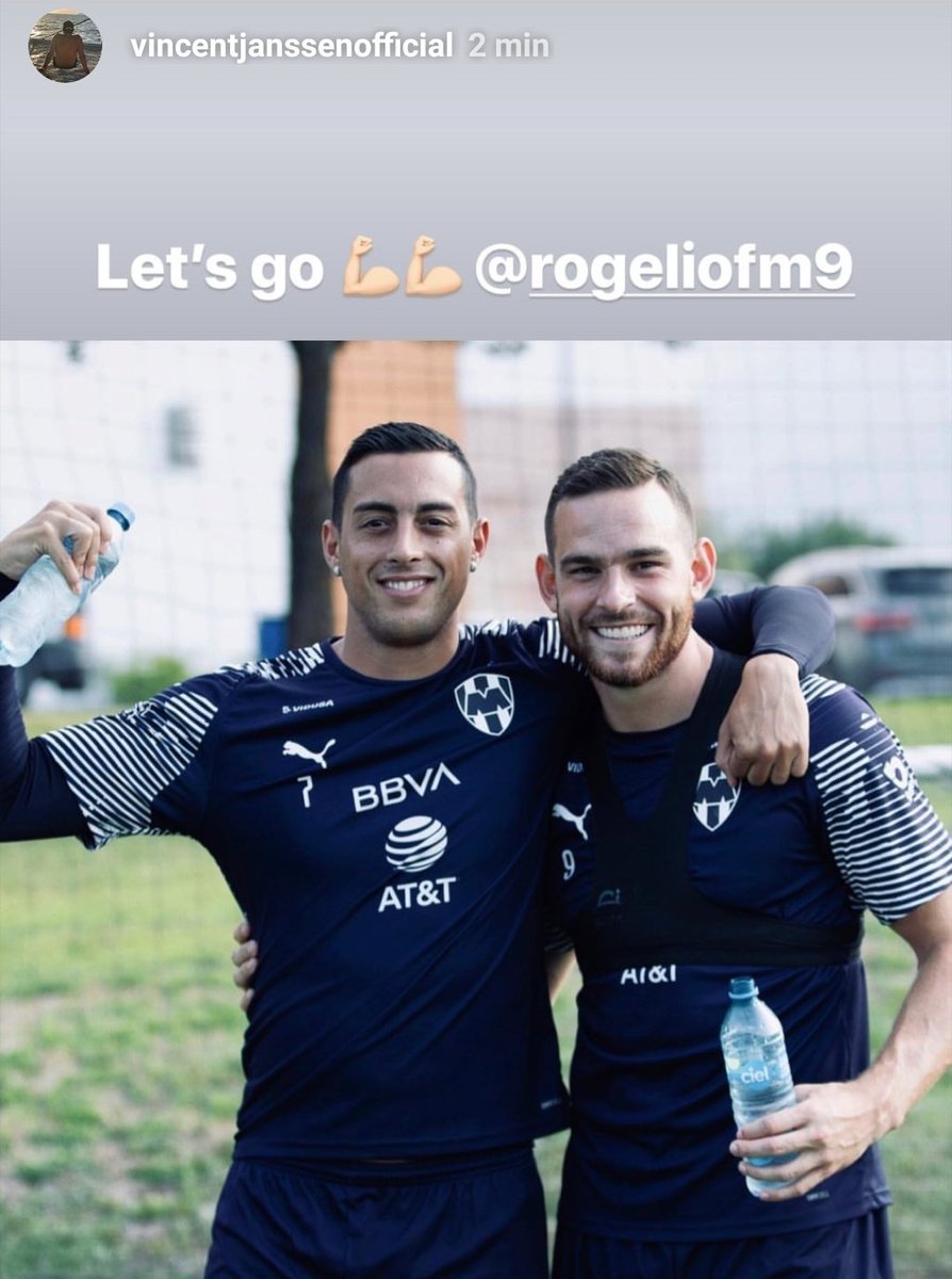 alerta_rayados's tweet photo. @vincentjanssen vía Instagram:
¿La dupla que nos dará el campeonato?
#RFM7
#VJ9 https://t.co/FK2dQY7ZcR