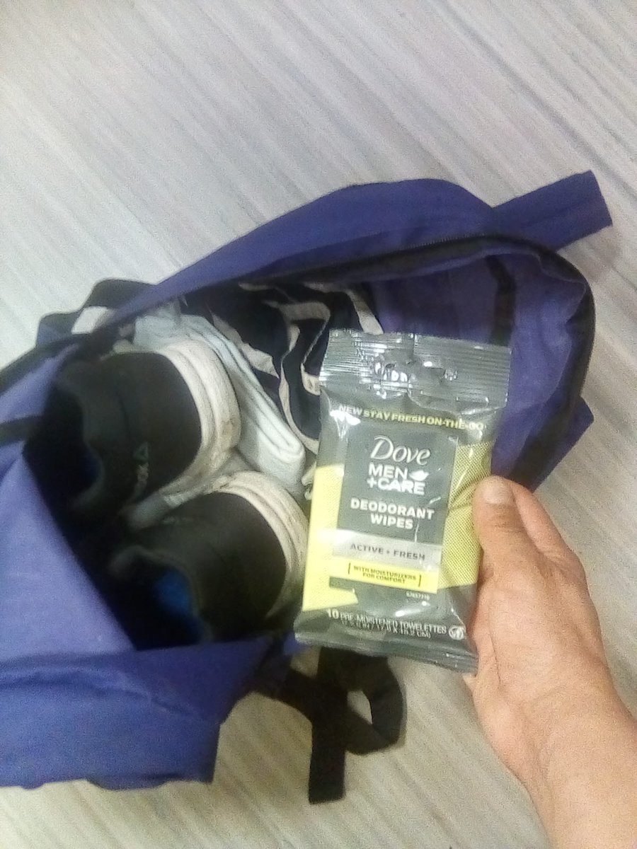 LuckyRomero's tweet photo. Love these! Gym and those...(shhh) overnighters
#DoveMenStayFresh #FreshnessToGo #contest #complimentary @dovemencare @Influenster https://t.co/SmI3QSsgN0