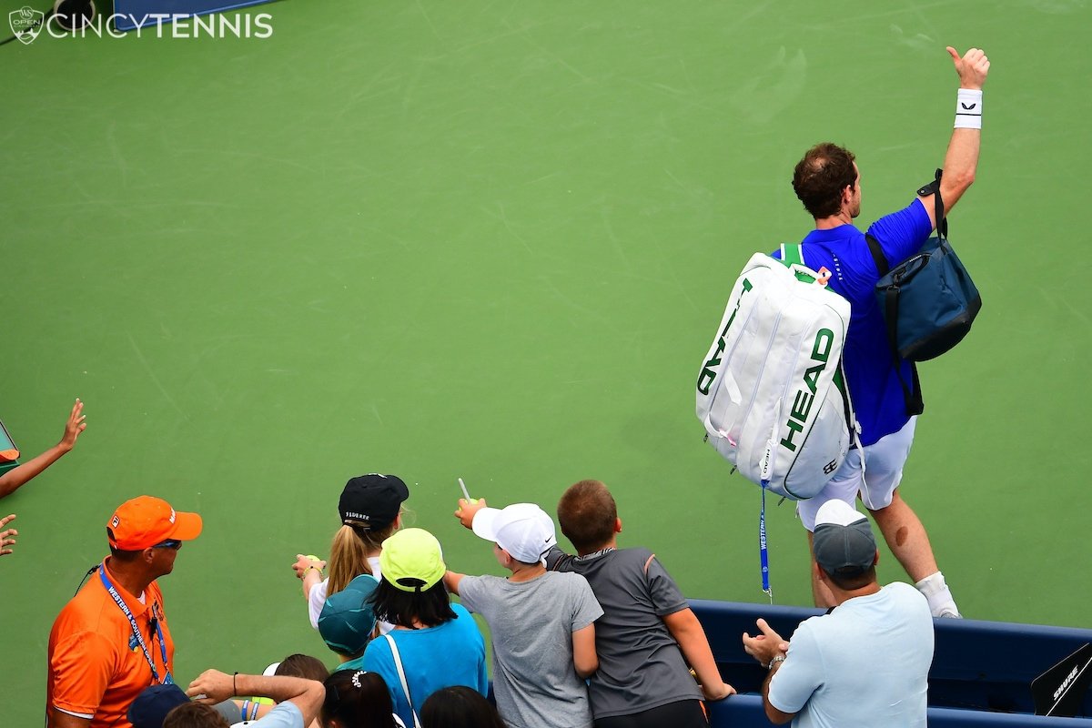 CincyTennis's tweet photo. Never give up 👍

Pleasure to have you back, Sir.

#CincyTennis | @andy_murray https://t.co/stALr1AQsC