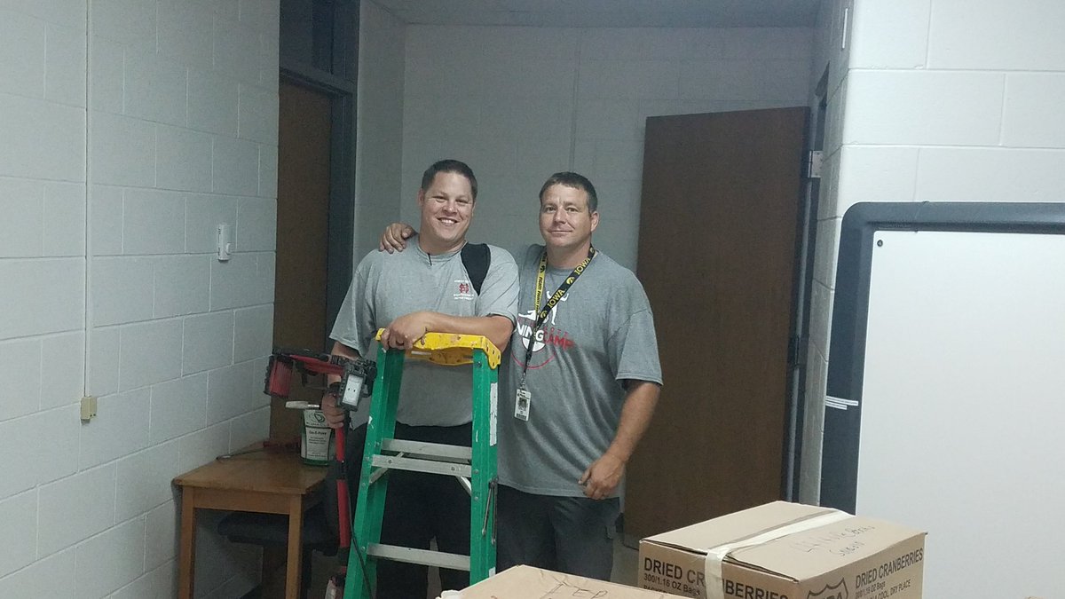 NorthScottHS's tweet photo. A big thank you to our behind the scenes people that are working hard to get the school ready to go for our students and staff!! #nslancers https://t.co/XIMVa9cNB4