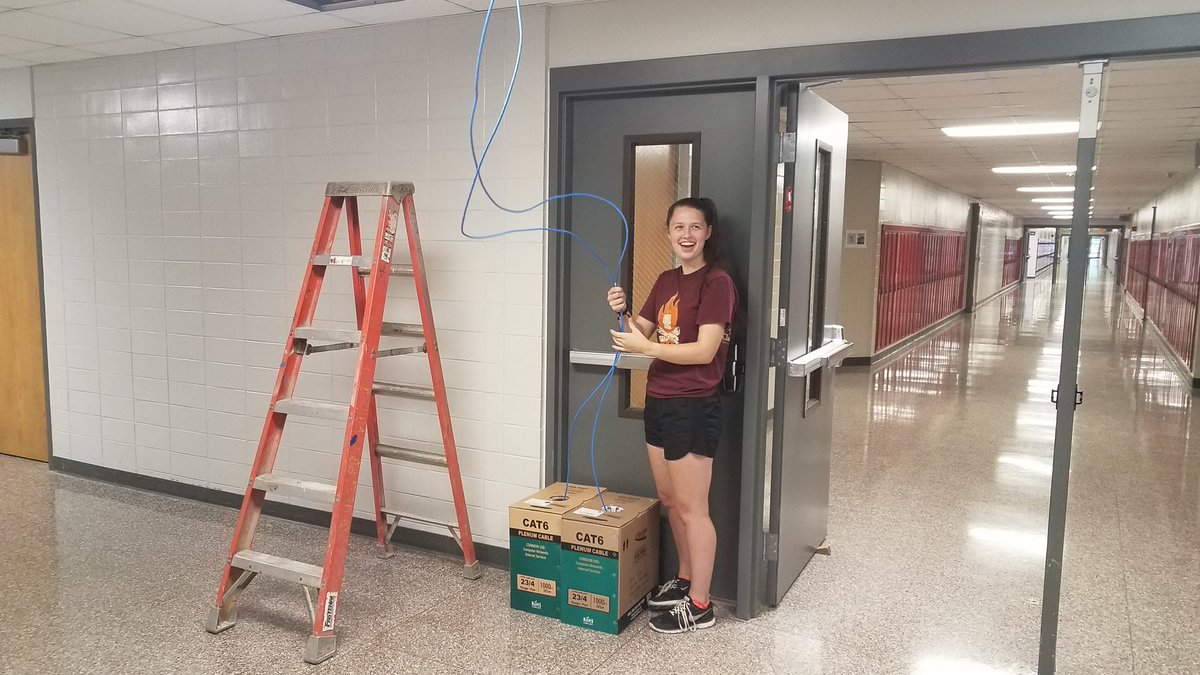 NorthScottHS's tweet photo. A big thank you to our behind the scenes people that are working hard to get the school ready to go for our students and staff!! #nslancers https://t.co/XIMVa9cNB4