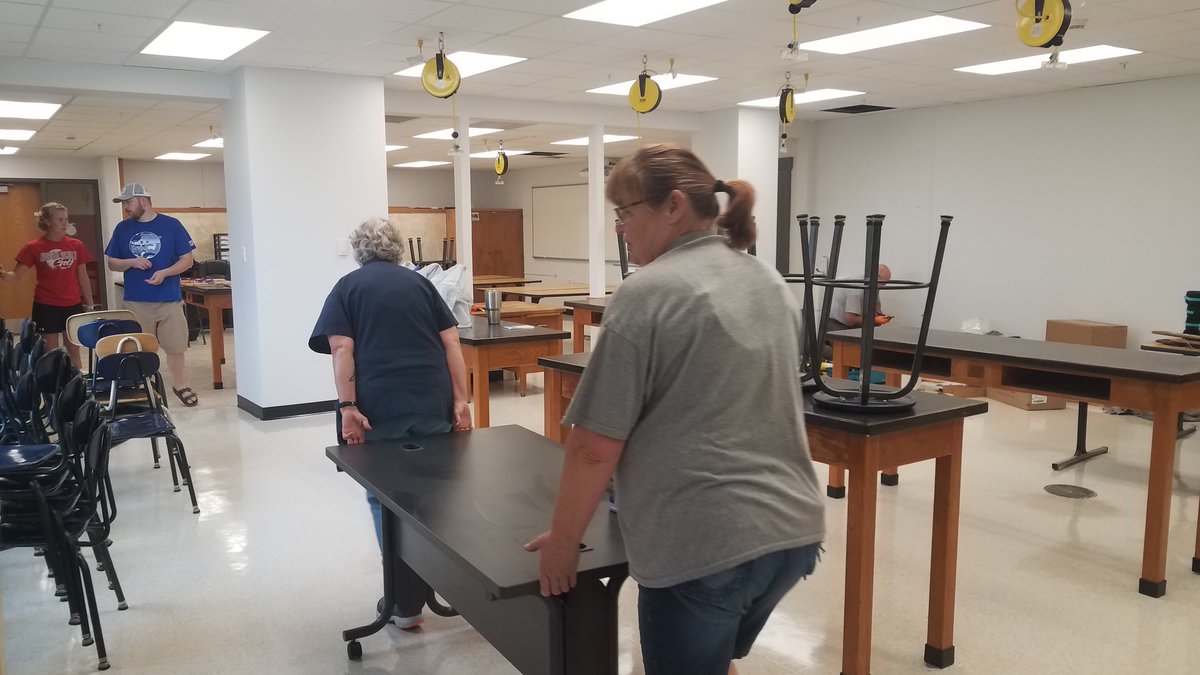 NorthScottHS's tweet photo. A big thank you to our behind the scenes people that are working hard to get the school ready to go for our students and staff!! #nslancers https://t.co/3S8fuvXqiy