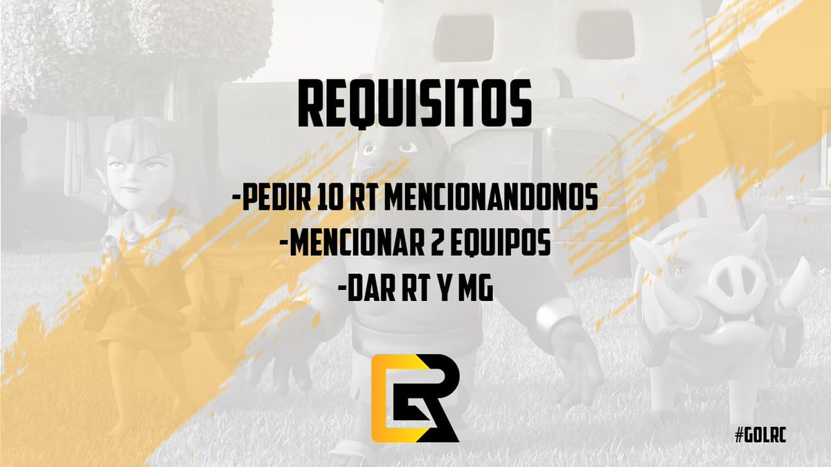 #ClashRoyale 🔝

Abrimos inscripciones a la primera edición de esta nueva liga.

Estaremos aceptando solo equipos de Latam.

Éxitos a todos! #LRC