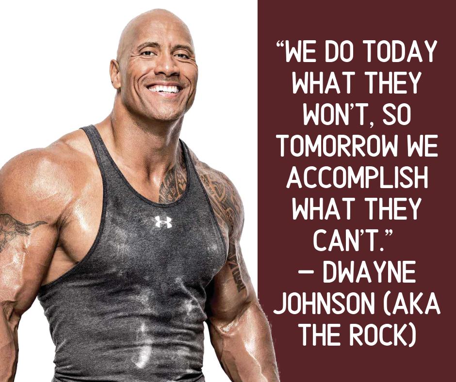 Who you are, exactly as you are, is awesome! Peer pressure and social stigmas impact us all. Find the inspiration to do your own thing substance free. Sometimes your favorite celebrities teach great lessons. #inspiration #drugfree #confidence #celebrityinspiration #dwaynejohnson