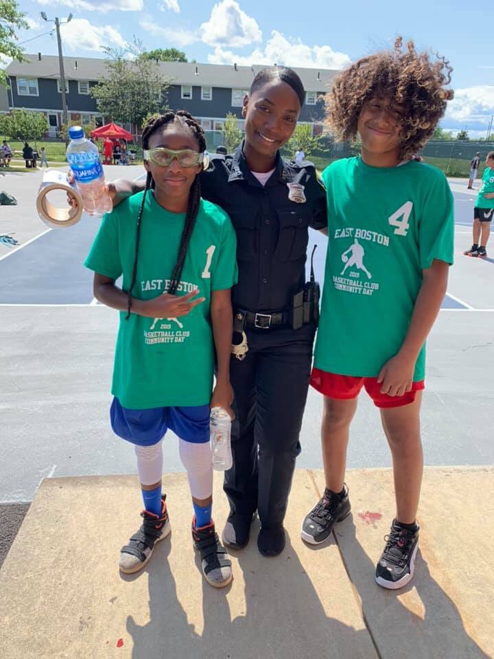 SuperBaston's tweet photo. Great job by @Kerline_D @bostonlopes @mrsnlg1203 representing the BCE at the East Boston Basketball Club Community Day this weekend. Jermaine Prew put together such a wonderful event. #EastBoston #BrothersGivingBack #Basketball #BCE #Buildingrelationships @LydiaMEdwards https://t.co/r0SpiI3Qd3