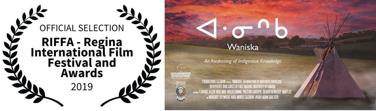 What an honor! Aug. 13th: <a href="/ReginaFilmFest/">RIFFA</a> screens our doc film, directed by FNUniv Elders, 'Waniska' is part of the opening night kick-off celebrations with the author, Dr. Blair Stonechild and alumni Trevor Dubois on the panel. For tickets here:
showpass.com/riffa-2019-fes…