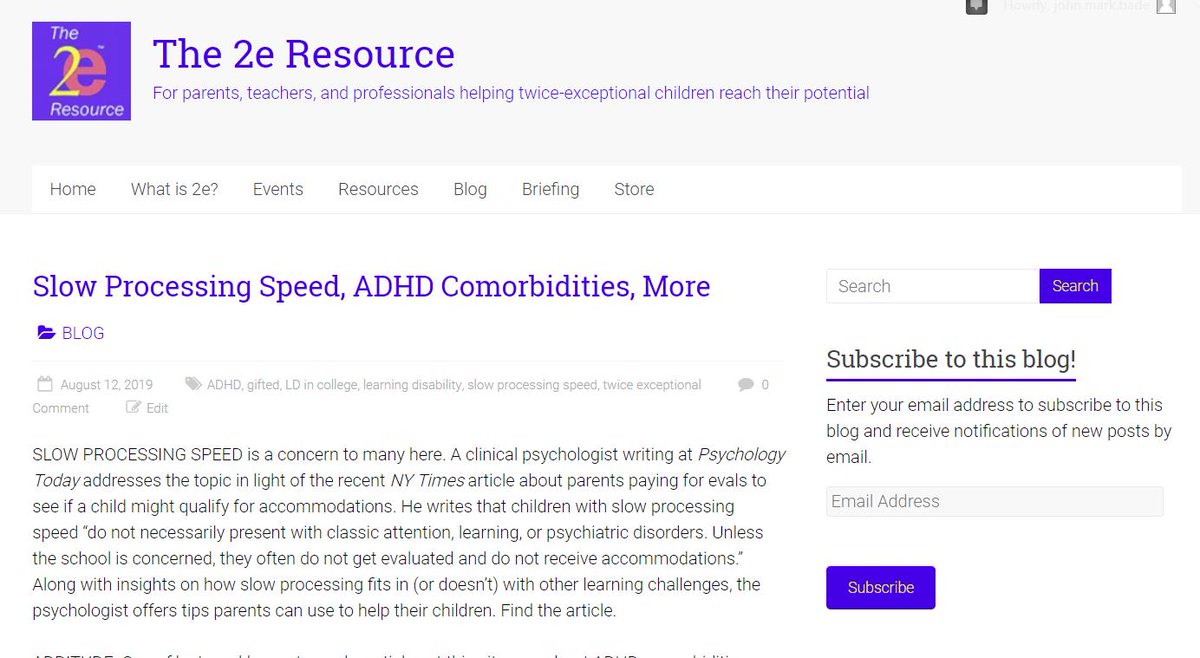 2eResource's tweet photo. NEW BLOG POST. Items on #slowprocessingspeed, #ADHD comorbidities, LD in college, more. #2ekids https://t.co/mZiawCpGJ3 https://t.co/Jq7P92Hzgx