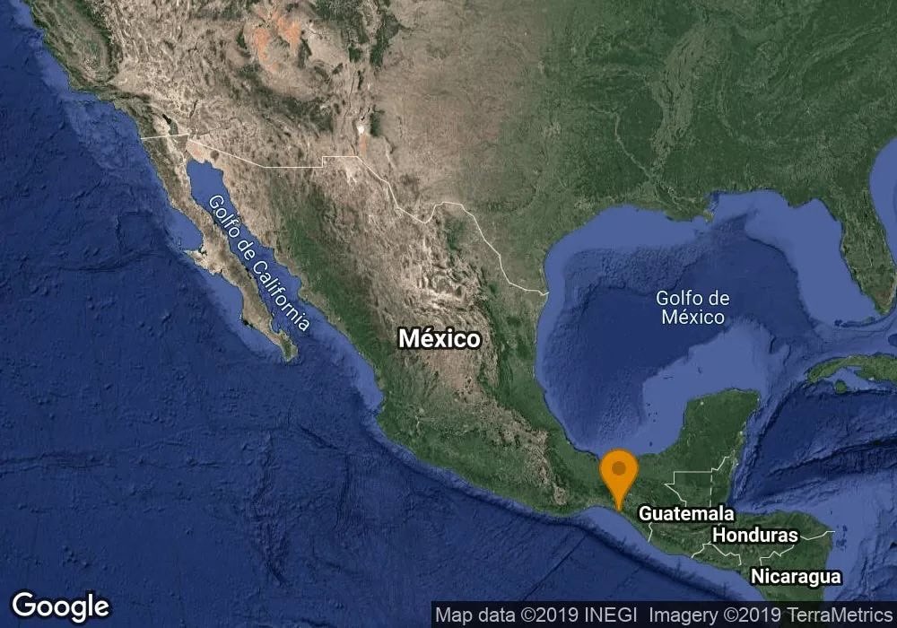 24Foro's tweet photo. SSN REPORTA: #SISMO (INFORMACIÓN PRELIMINAR, GENERADA AUTOMÁTICAMENTE)
 Magnitud: 5.4
 Región epicentral: 13 km al SURESTE de TONALA, CHIS.
 Fecha y hora: 2019-08-12 15:39:36 (tiempo del centro de México)
 Epicentro (latitud y longitud): 15.98°, -93.7°
 Profundidad: 82 km https://t.co/2T19SM2Lbx