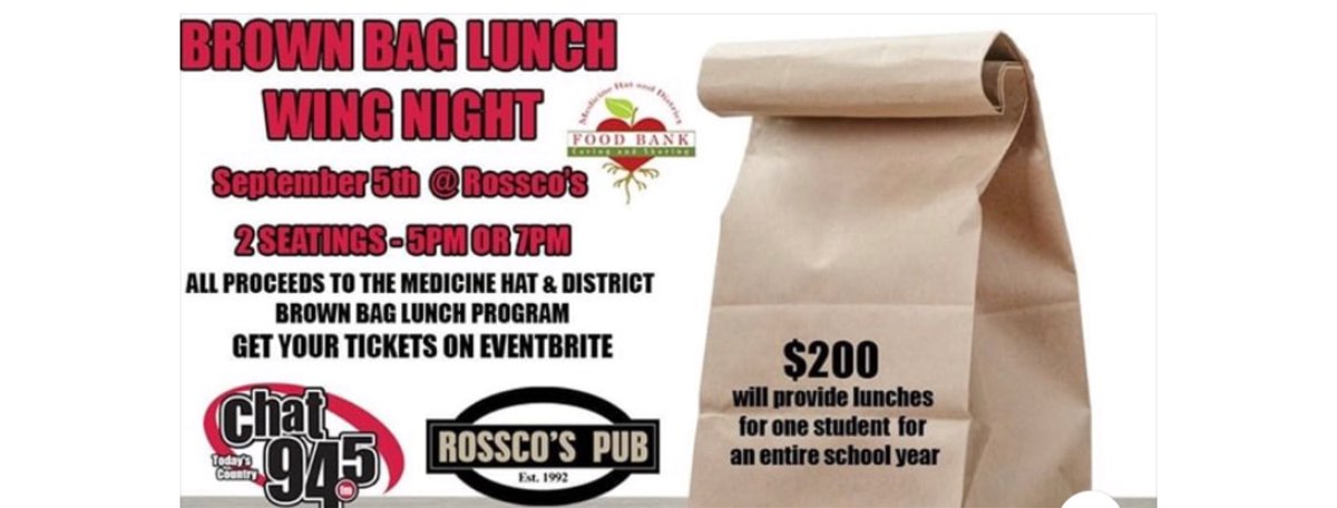 mhbrownbag's tweet photo. Come join us at @RosscosPubMH  for wing night in support of the @mhbrownbag program! Click the link to secure your tickets they will sell out fast! https://t.co/I3eITx3IQm https://t.co/iaEqHPb4gZ