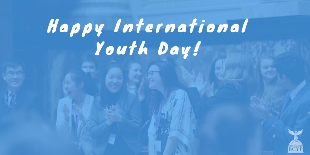 We're wishing well to all the incredible youth across #BeautifulBritishColumbia on this year's #InternationalYouthDay. Young people are changing the world in so many ways, and we are honoured to be a part of that.