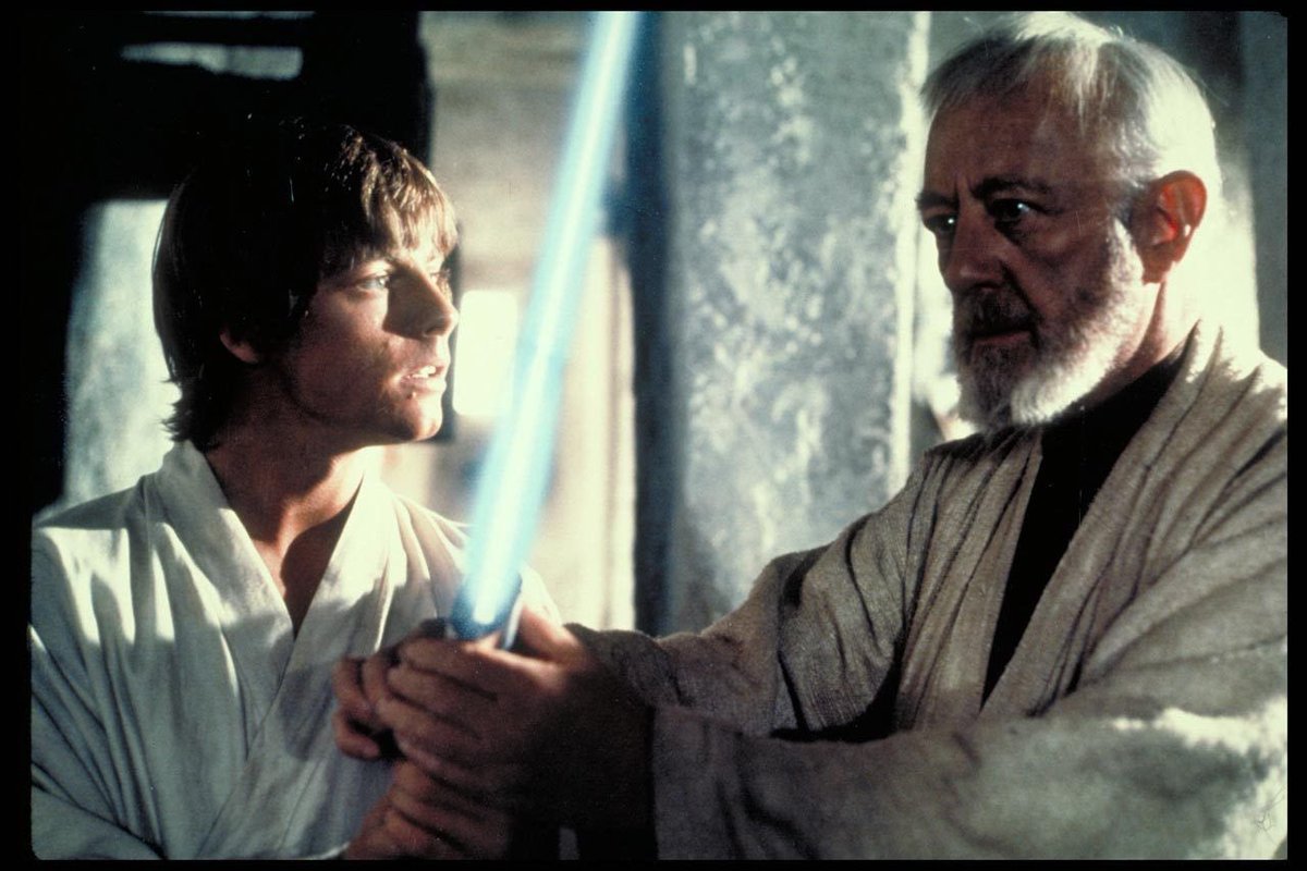 Star Wars MythbustersAt the time of  #StarWars’ release in 1977, Obi-Wan Kenobi wasn’t lying to Luke Skywalker about his father because Anakin Skywalker and Darth Vader were different people – bei  Lucasfilm Ltd