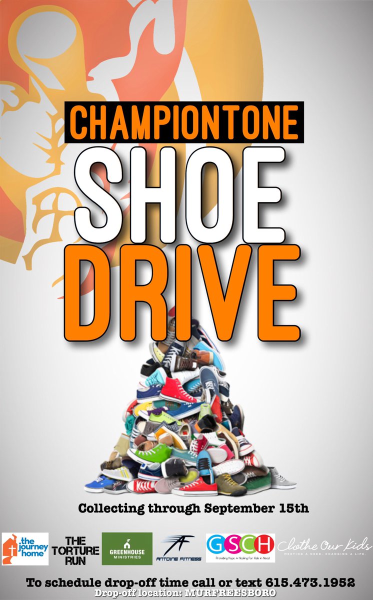 championtone's tweet photo. Championtone Shoe Drive❗️

Please be conscious in your giving! Please No muddy or extremely stinky shoes. These shoes will be given to the less fortunate; including KIDS👬!For those that know what that is like to have dirty shoes It’s not easy as Kid😞 Give from the heart ❤️ 🙂 https://t.co/V2T1gUZ7Lu