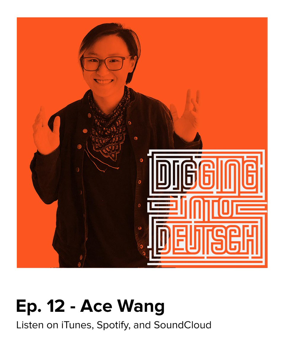 MatthewGeorge's tweet photo. We spoke with Ace about growing up a Chinese immigrant in a U.S. college town, working on a pot farm and salmon boat, and finding one’s path and seeking out role models as a queer person. #deutschinc #diggingintodeutsch #advertisingpodcast #matthewgeorge #acewang https://t.co/PviRv7SBk6
