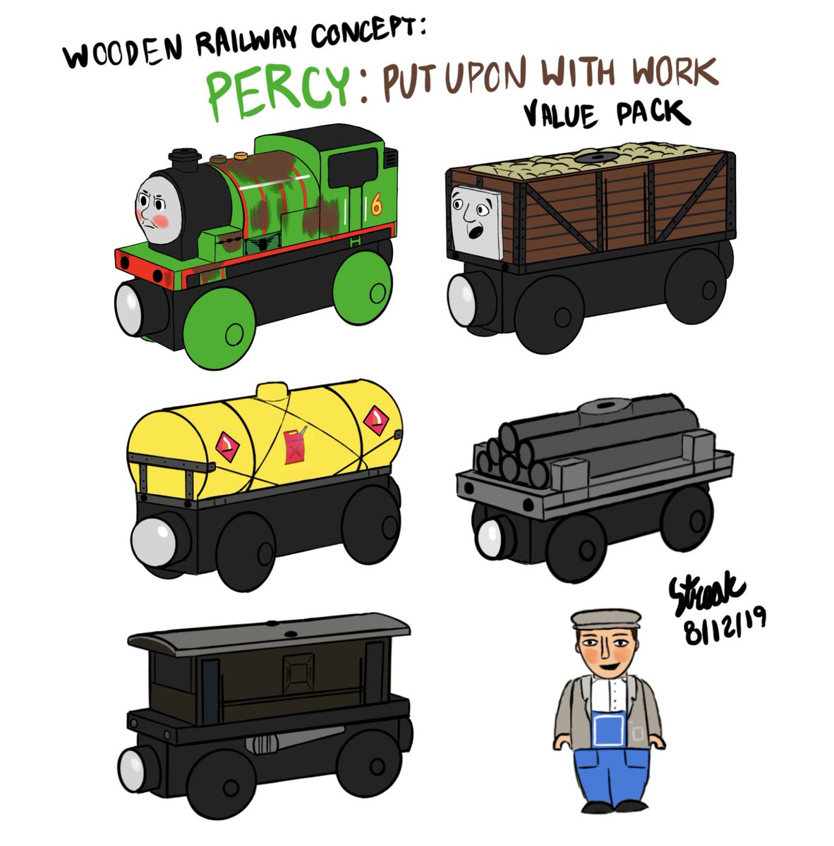 thomas and friends put upon percy