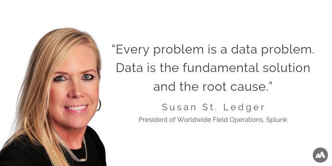 “When I think about all the innovation that we’re driving here <a href="/splunk/">Splunk</a>, it’s maniacally focused on removing the barriers between data and action.”(<a href="/sstledger/">Susan St. Ledger</a>) joined #MissionDaily podcast to discuss data and so much more 
🎧Link: bit.ly/2KBRcxJ <a href="/SplunkPartners/">Splunk Partner+</a>