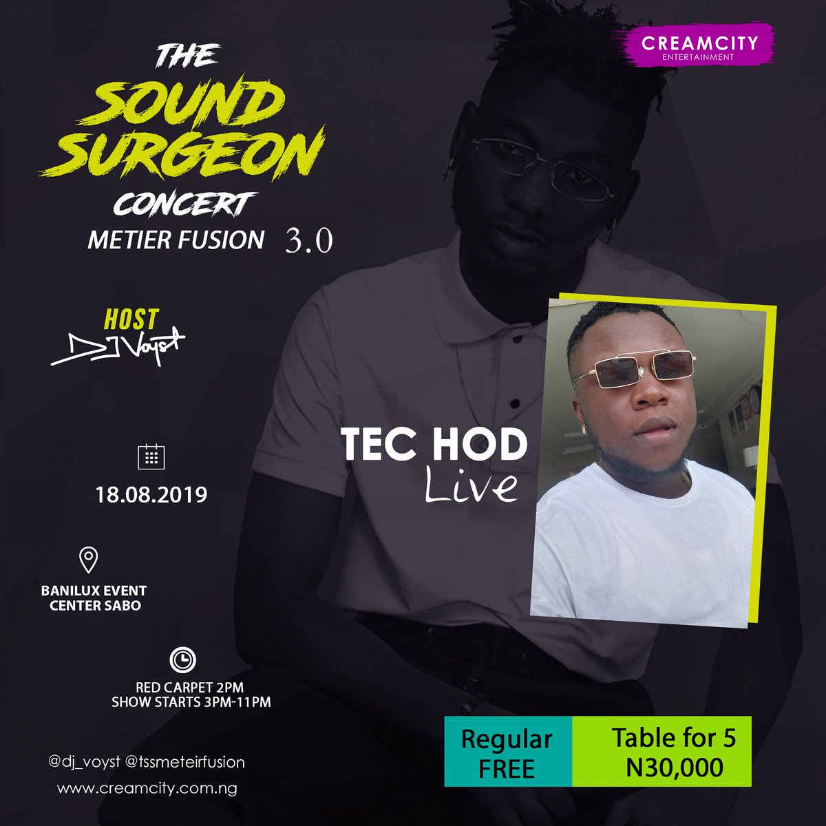 djvoyst's tweet photo. We've not come to joke!!!!
#tssmetierfusion3 is coming with a totally different experience ⚡⚡⚡
@SustainOlami
@generaldjindo
#techod https://t.co/E8C9ORZPwV