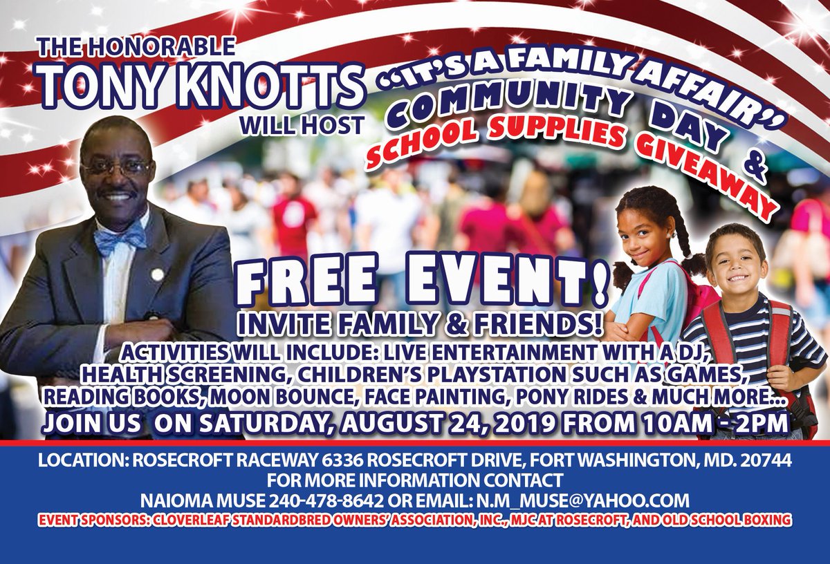 HeyPapiPromos's tweet photo. SAVE THE DATE AUGUST 24, 2019 FROM 10:00 AM TO 2:00 PM The Honorable @VoteKnotts will host a FREE Community Day &amp; School Supplies Giveaway @RoseCroft with Music, Games, FREE vendor opportunity &amp; much more. More info https://t.co/OJ22sqfUyC Invite family &amp; friends! ReTweet News!! https://t.co/UPG2y8fQ4V
