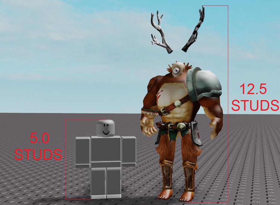 Dogutsune On Twitter In The Search Of Tallest Roblox Avatar I Will Explain How To Become An Absolute Unit With A Simple Trick Big Silverthorn Antlers Is A Hat With The