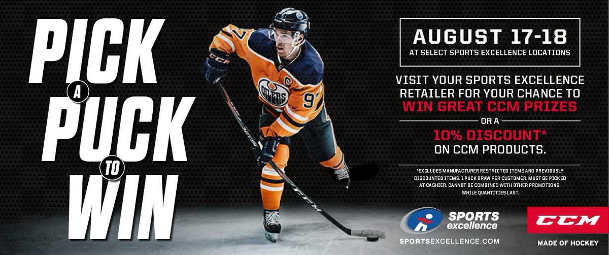 sportsreplayca's tweet photo. Join us this Saturday for CCM Pick -A -Puck ! Great prizes when your purchase CCM products! #pickapuck #CCM #madeofhockey @CCMhockey_BC @Shorlick  @bcamps10 https://t.co/A7B58LJqos