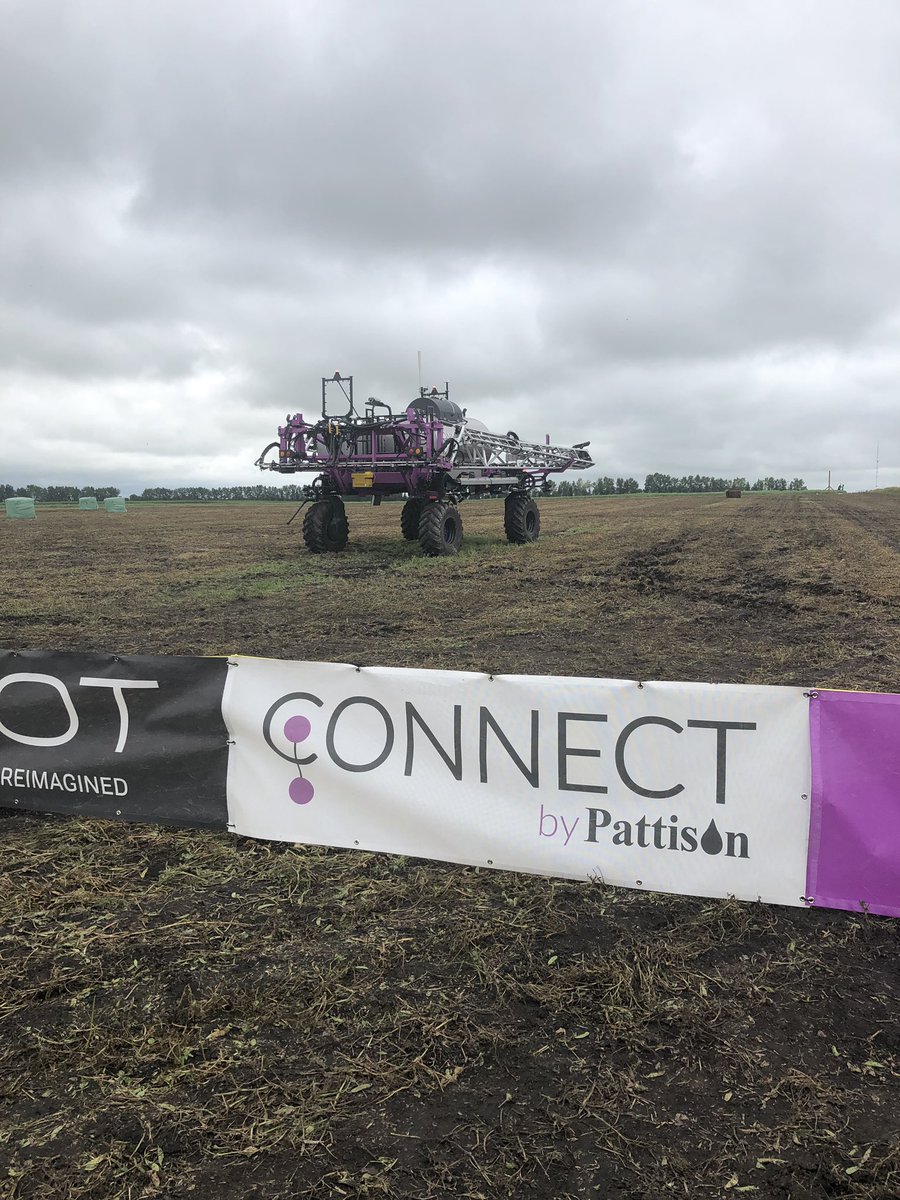 PattisonLiquid's tweet photo. All ready for @AgSmartOlds show! Live sprayer demos will be running at 11 and 3 Tuesday &amp; Wednesday. https://t.co/puMAcR7646