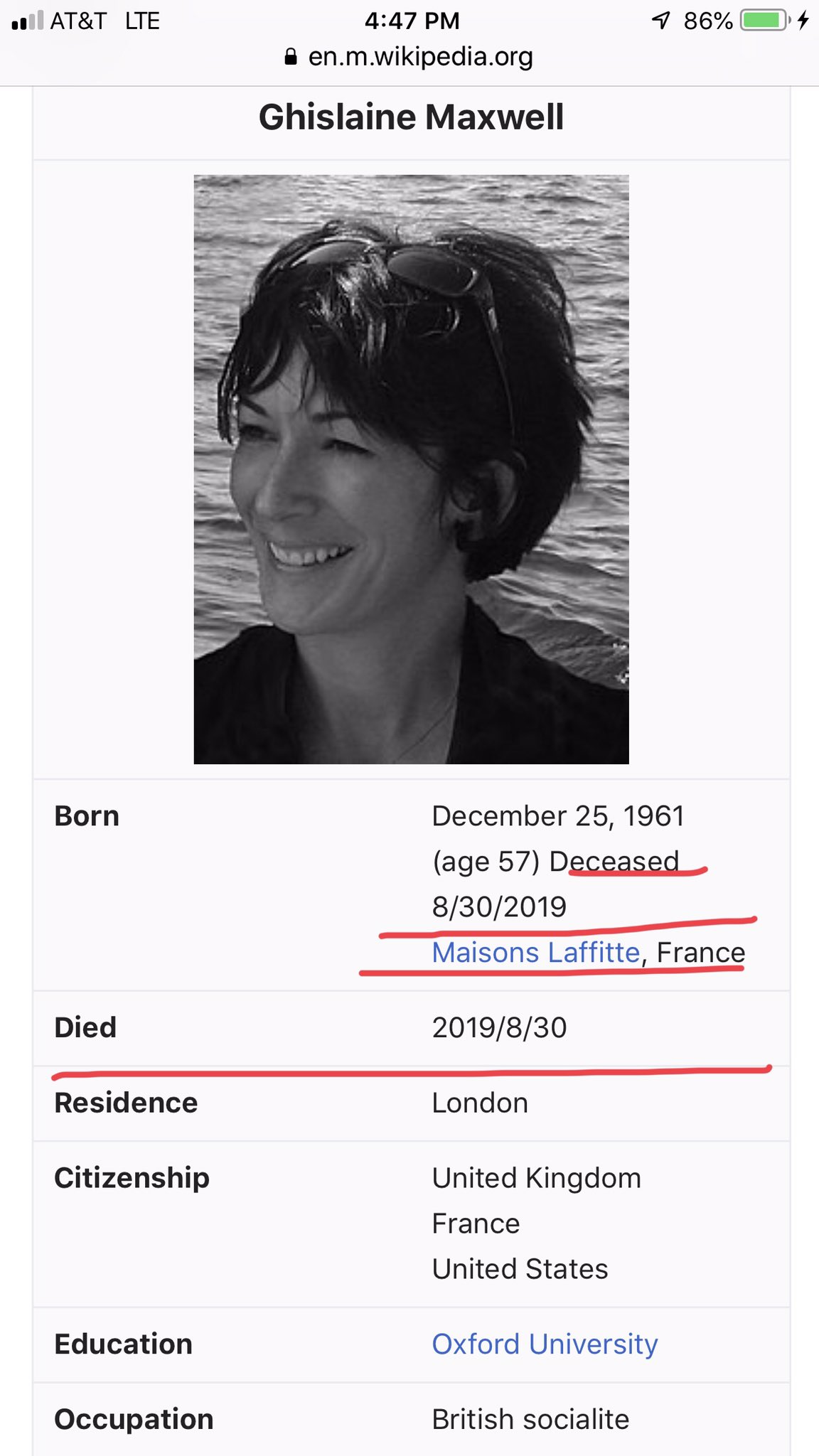 Kirby Sommers Author Feminist Sex Slave Survivor On Twitter Epstein Maxwell Wexner Ghislaine Maxwell Hoped To Pull An Al Seckel Fake Death In August When Her Wiki Page Showed Her As Deceased