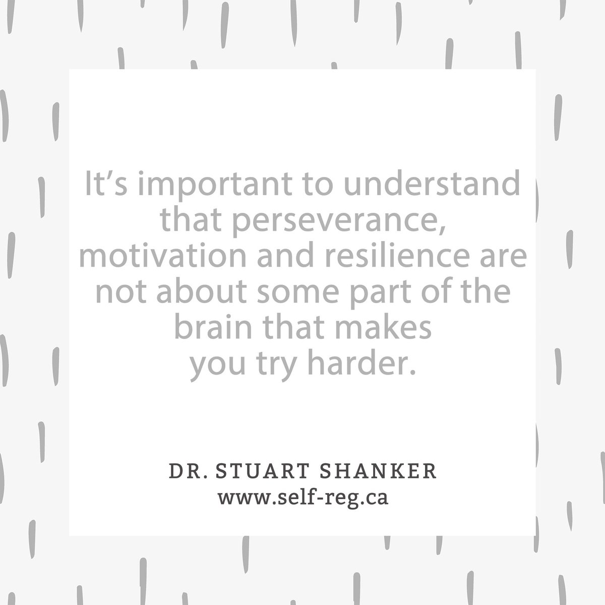 They are about understanding the parts of your brain/body system that make you shut down (unable to try harder), why that happens and what to do about it. #SelfReg