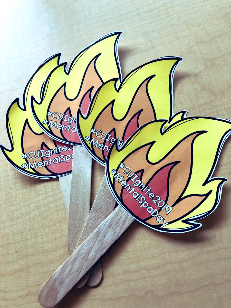 Surround yourself with those that light your fire. Those that bring out the best in you. That make you feel like you belong. Thank you to these amazing educators for being my teaching soulmates. Our time today was incredible. #CUIgnite2019 #MentalSpaDay 🔥