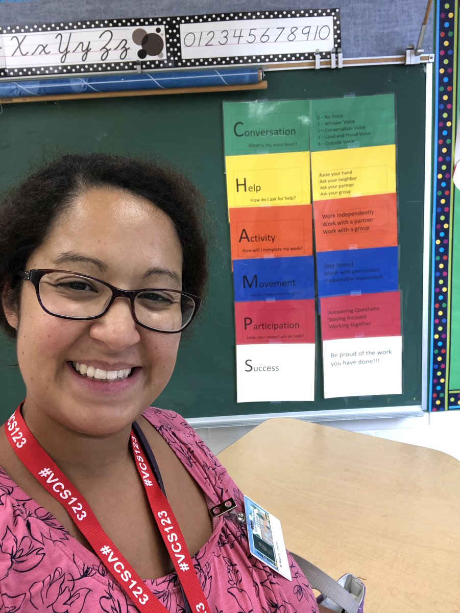 mariamaguire626's tweet image. First day was...chaotic, but I survived! I’m hoping to build great relationships with my kiddos this year and build them up! So far I have an awesome rapport with the majority! Hoping my CHAMPS posters will help out more tomorrow with setting expectations! #vcs123 #firedup