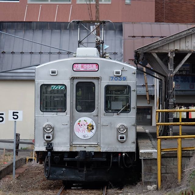 ponko_m's tweet photo. 桜ミクの電車がいたよ。
#桜ミク #弘南鉄道 #中央弘前駅 #電車 #弘前 #青森
#hatsunemiku #sakuramiku #hirosaki #japan #landscape #train #staion https://t.co/U7bcugvbdG