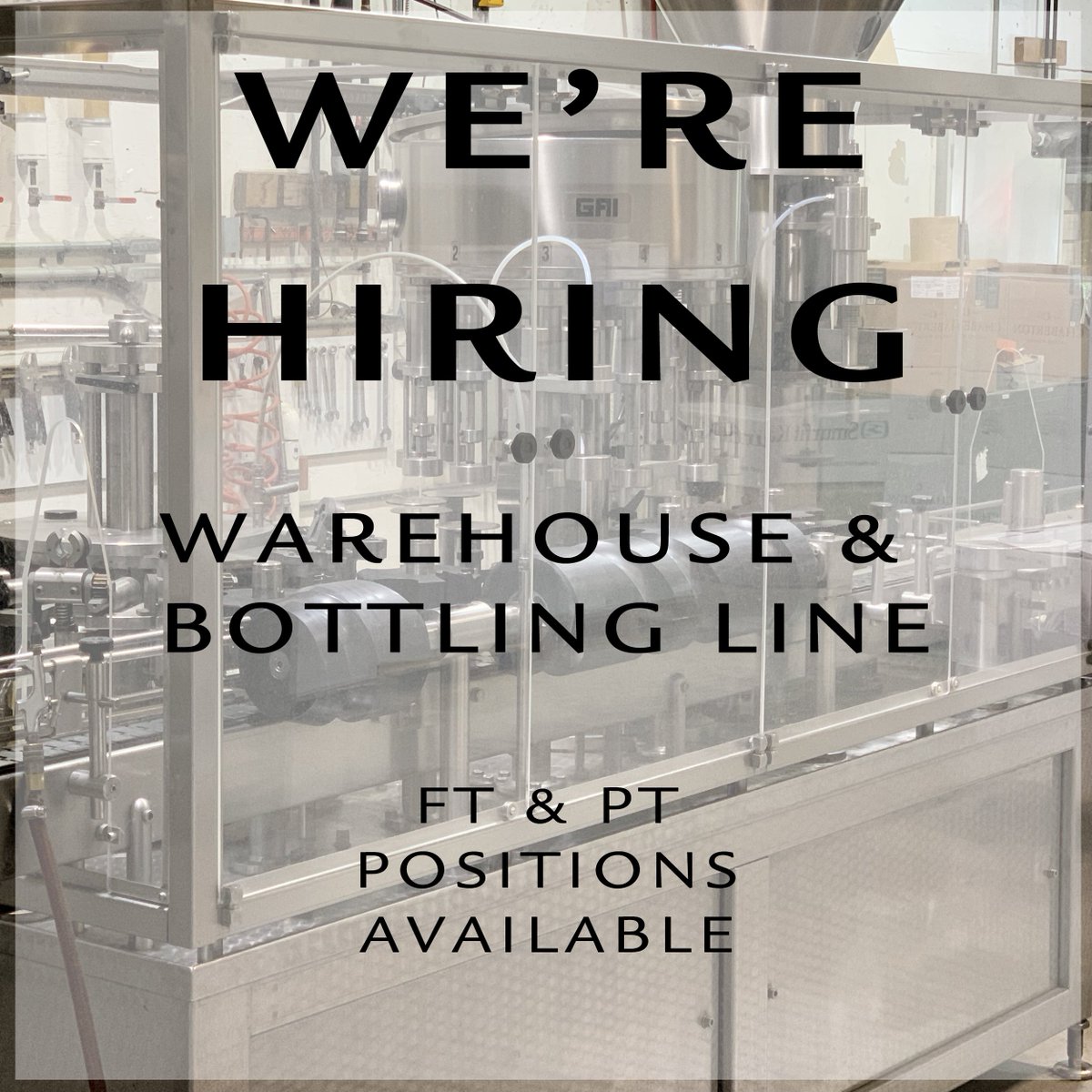 Chaberton Estate Winery (@chabertonwinery) on Twitter photo Ever wanted to work at a Winery? Now's your chance!
Chaberton Estate Winery is looking for an enthusiastic warehouse and bottling person.
Delivery driving, packaging and forklift experience an asset, but not required.
📧 bryson@chabertonwinery.com your resume & cover letter. Ever wanted to work at a Winery? Now's your chance!
Chaberton Estate Winery is looking for an enthusiastic warehouse and bottling person.
Delivery driving, packaging and forklift experience an asset, but not required.
📧 bryson@chabertonwinery.com your resume & cover letter.