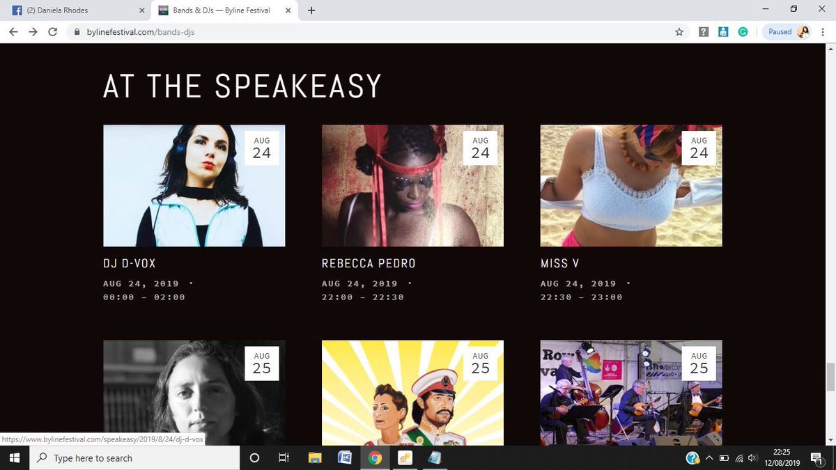 Excited to see my pic+bio up on the <a href="/BylineFest/">Byline Festival</a> website alongside a hoard of artists performing at the Speakeasy Stage at this years gathering! Join me at 00:00 for a two hour, uplifting+melodic journey with live, ambient vocals😇 Thx for inviting me #BylineFestival family!😘