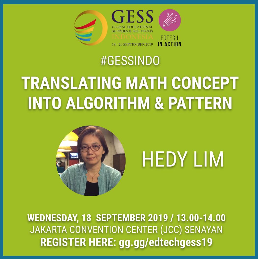 Steven_Sutantro's tweet image. Bring your Math class to the next level of excitement with @hedy20lim @GESSIndonesia #GESSIndo #EdTechinAction Join us here!
