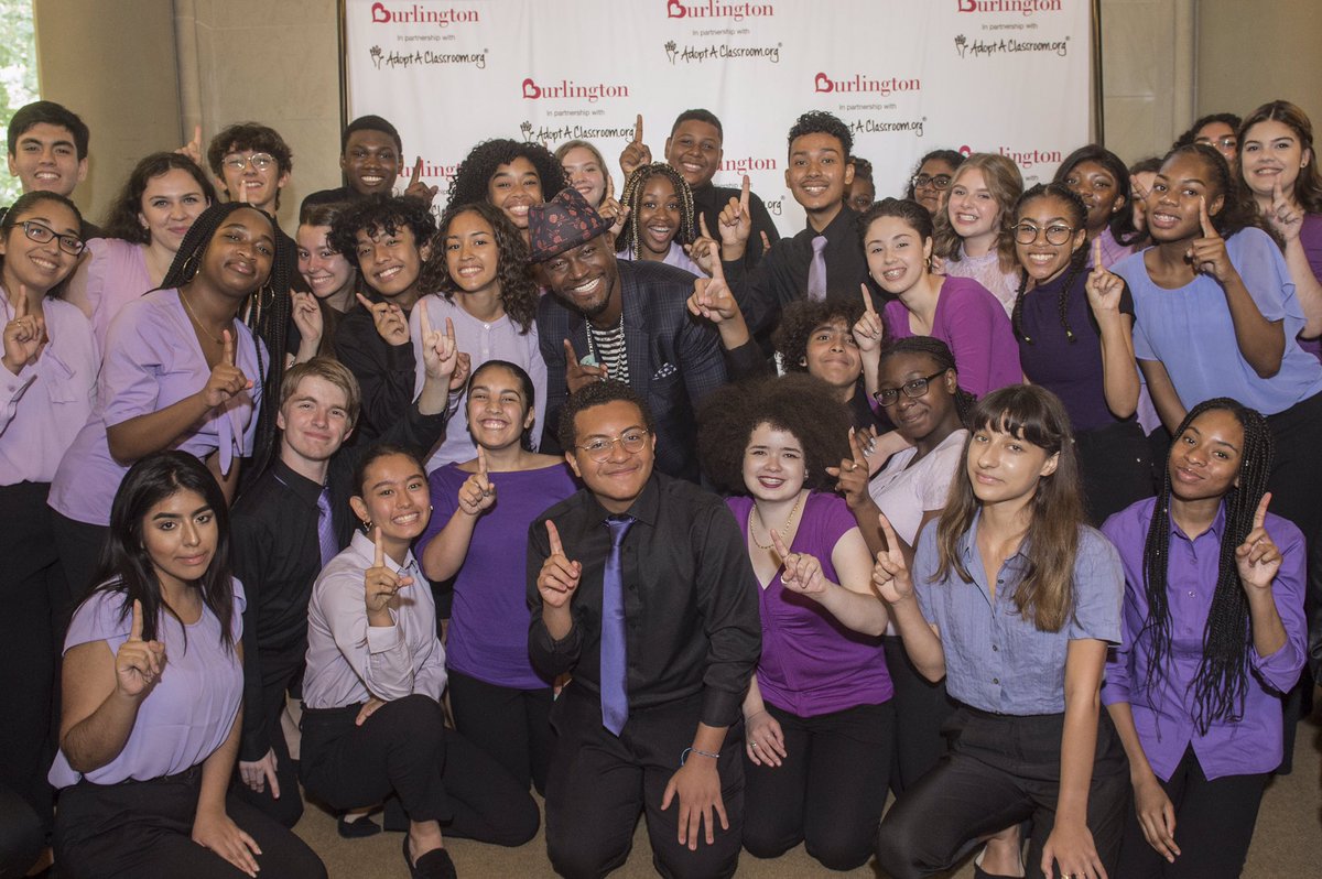 TayeDiggs's tweet image. Only one week left to help @adopt_classroom and their partner @Burlington raise funds for schools across the country. Click here to help bit.ly/2xQ8sJr. #ad