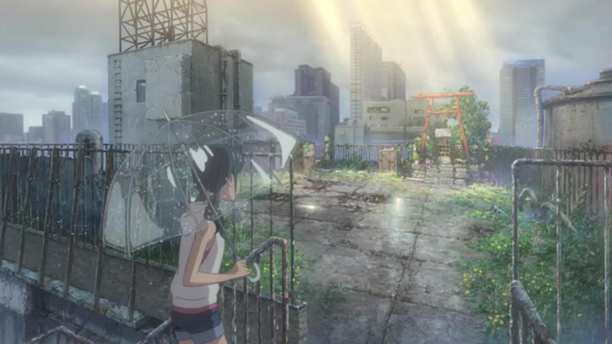 『?おぼろげなお盆?』
 

そういえば、『#天気の子』の廃ビルの屋上の祠にもキュウリとナスがお供えしてあったけど、あれは誰がお供えしたんだろう…ん？ちょっと待てよ？鳥居なのに #お盆… 