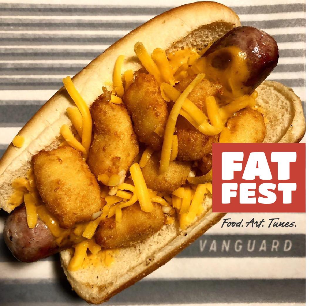 Excited to have our good friends and neighbors from The Vanguard with us at FAT Fest this year. Who is ready to munch down and listen to some tunes with us? ow.ly/akeW50vpVMK