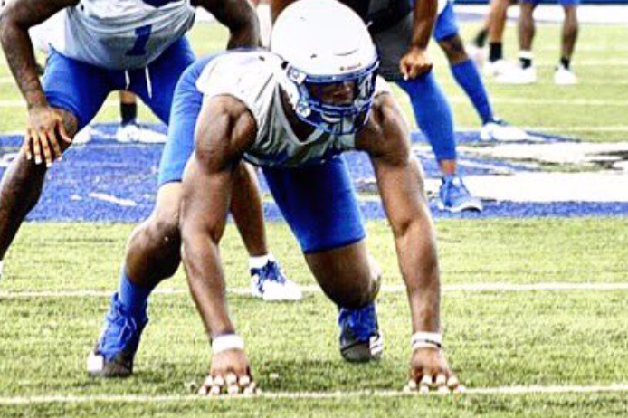 DraftDiamonds's tweet photo. 2020 NFL Draft Prospect Interview: Emmanuel Olenga, DL/LB, Tennessee State University https://t.co/fzu9Pp9aS6 #NFL #NFLDraftNews https://t.co/VQzsrqOlfI