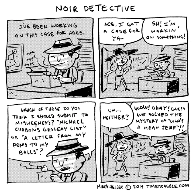 i drew a comic about a noir detective 