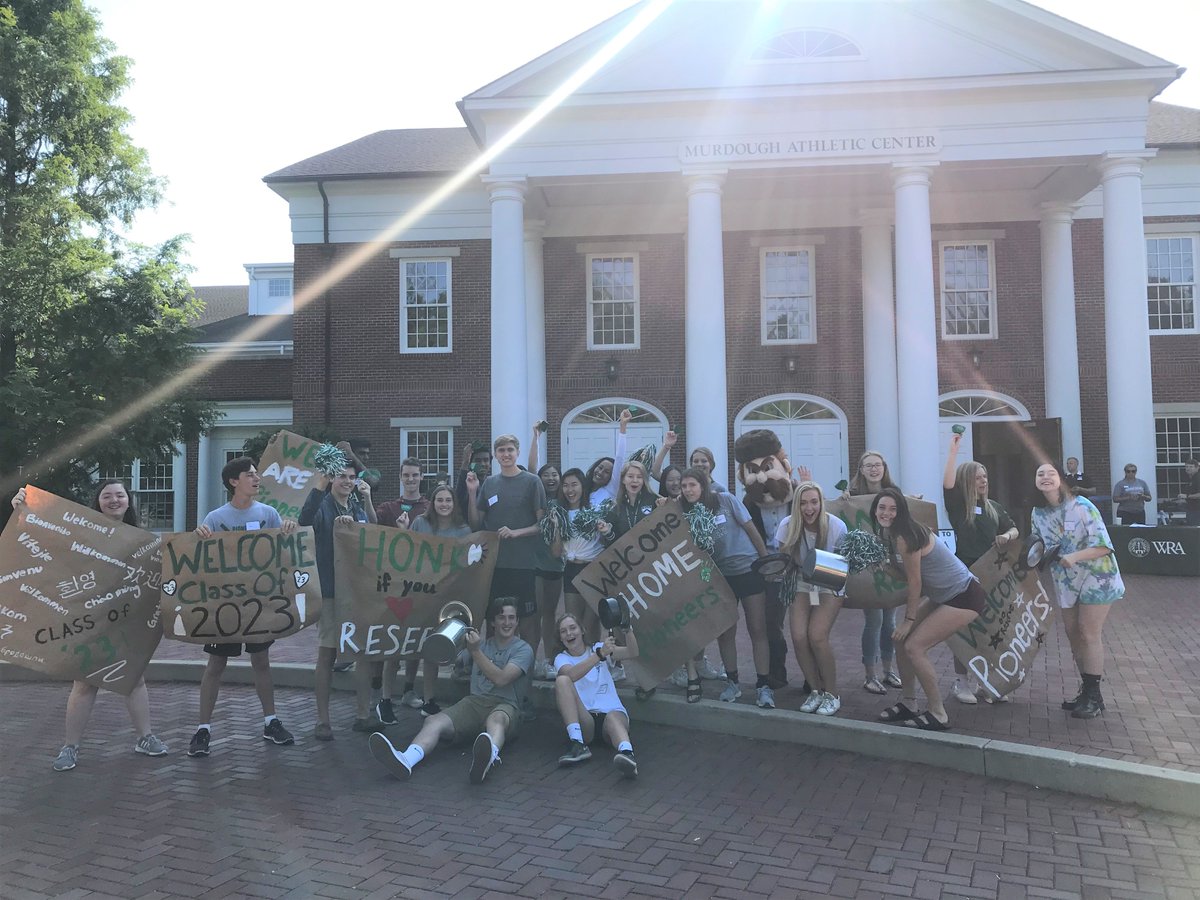 WRApioneers's tweet photo. From Brick Row to the baseball fields, this morning you could hear the cheering and singing as over 400 students and their parents arrived on campus to register, move in and start pre-season sports — we couldn't be happier! Welcome Pioneers -- it's going to be a wonderful year! https://t.co/OsDRrJmHeE