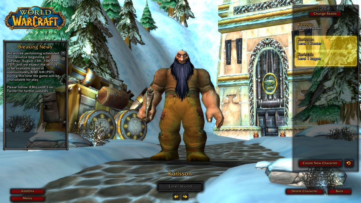 WowKarlsson's tweet photo. Got my #DeathJesters / @ZeroesToHeroes_ toons ready on Pagle.....yes the crazy eyes on my Hunter are on purpose....
#wowclassic https://t.co/5ZdndYnyNJ
