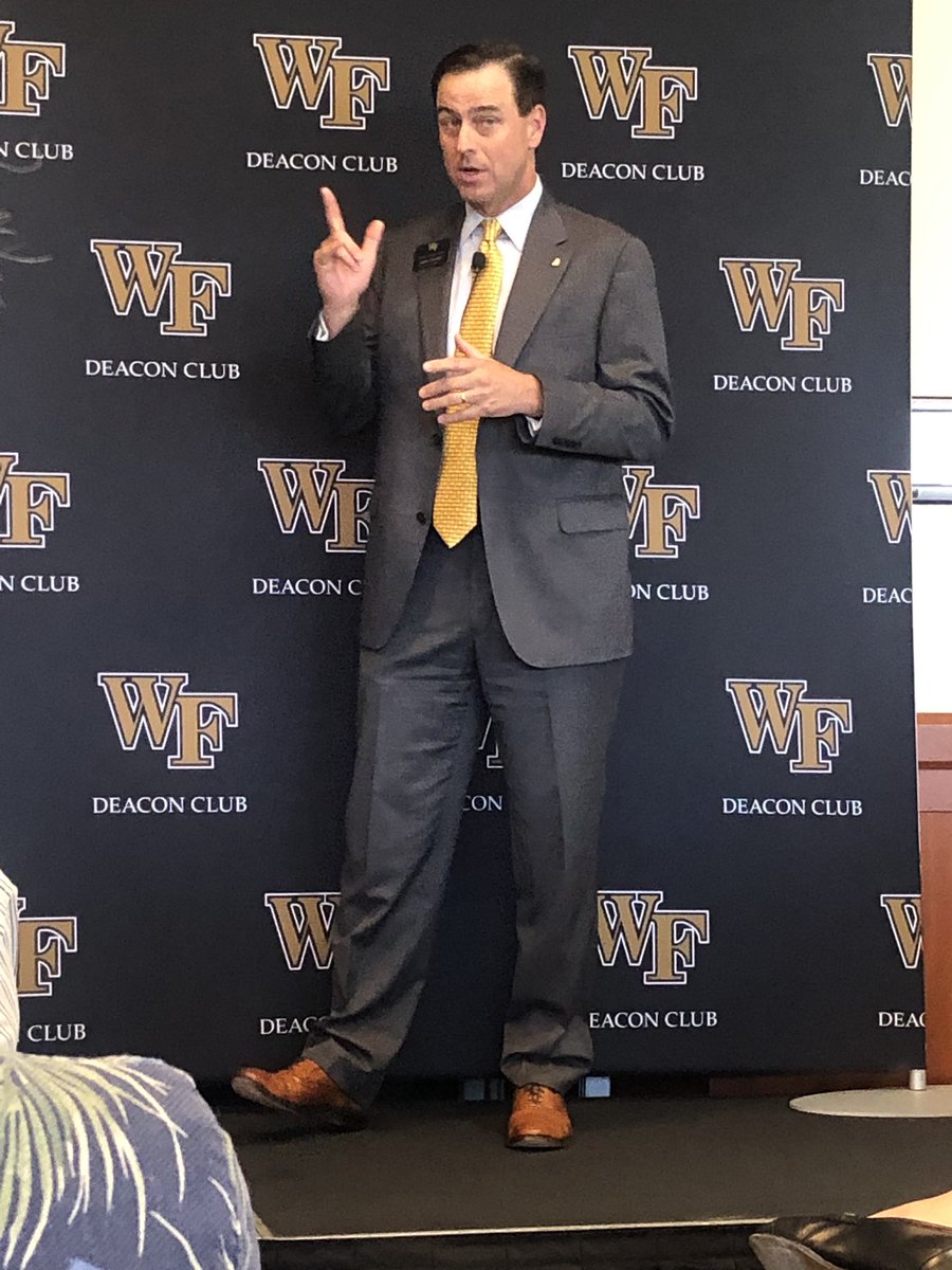 What a great evening at the <a href="/WakeForest/">Wake Forest University</a> <a href="/WFUDeaconClub/">The Deacon Club</a> reception! Thank you <a href="/John_Currie/">John Currie</a> for your welcoming and inclusive comments. Go Deacs!