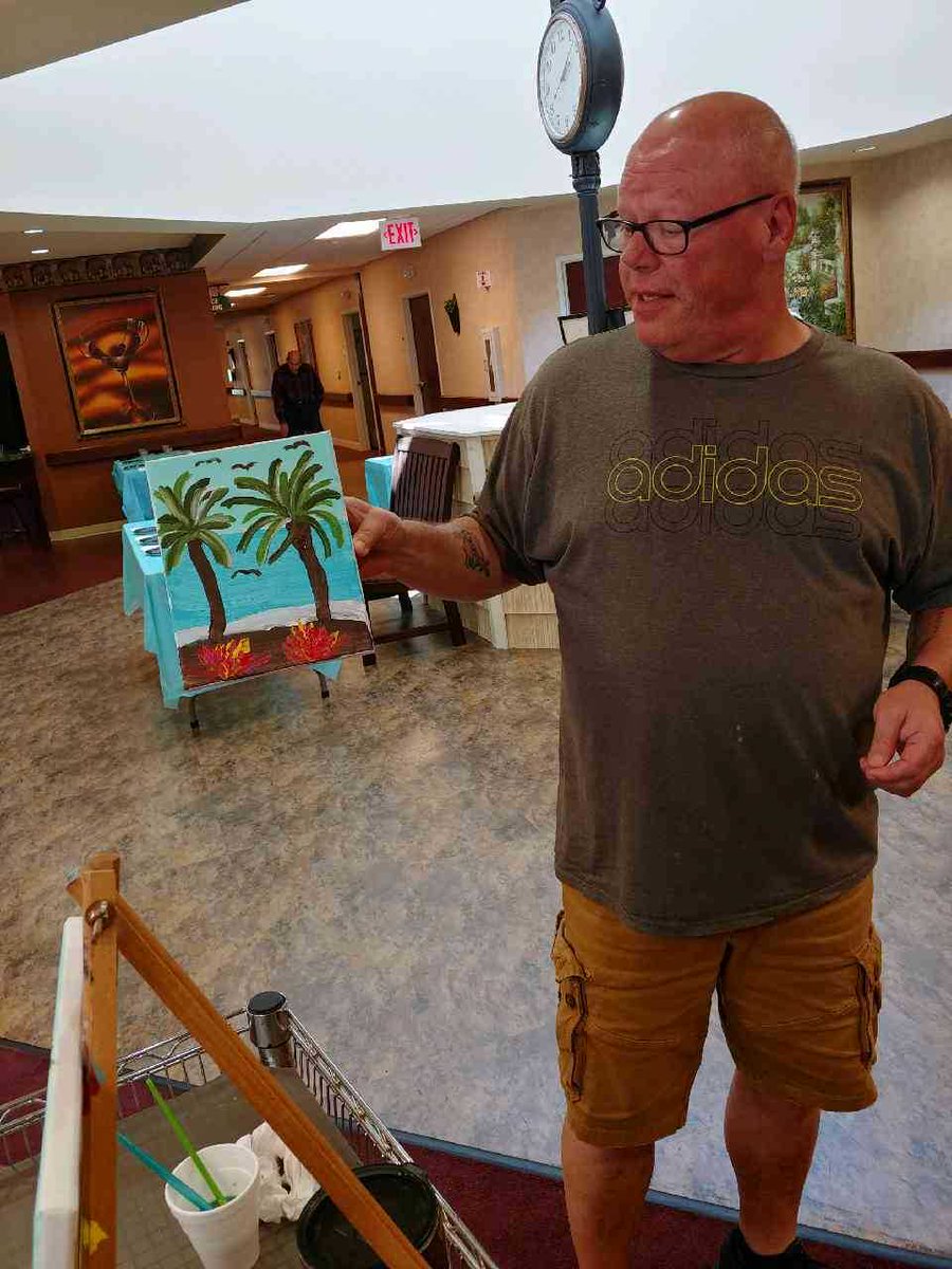 NorthpointeOaks's tweet photo. Painting with 3 sisters studios.๐ด #trilogyliving #simplesummerpleasures https://t.co/KJqm5aNi3k