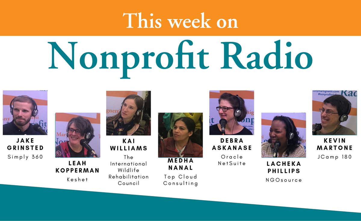 TonyMartignetti's tweet photo. #NonprofitRadio is new Friday 8/16 at 1pm ET on CRMs for #Nonprofit Programs w/ @JakeGrinsted @Simply360 @kopperwoman @KeshetGLBTJews @topcloudconsult @MalkahKai @theiwrc  &amp; Collaborative Learning w/ @askdebra @NGOsource @TechSoup @kmartone @JCamp180: https://t.co/VVMoyVWryy https://t.co/SvHUrsMg1t