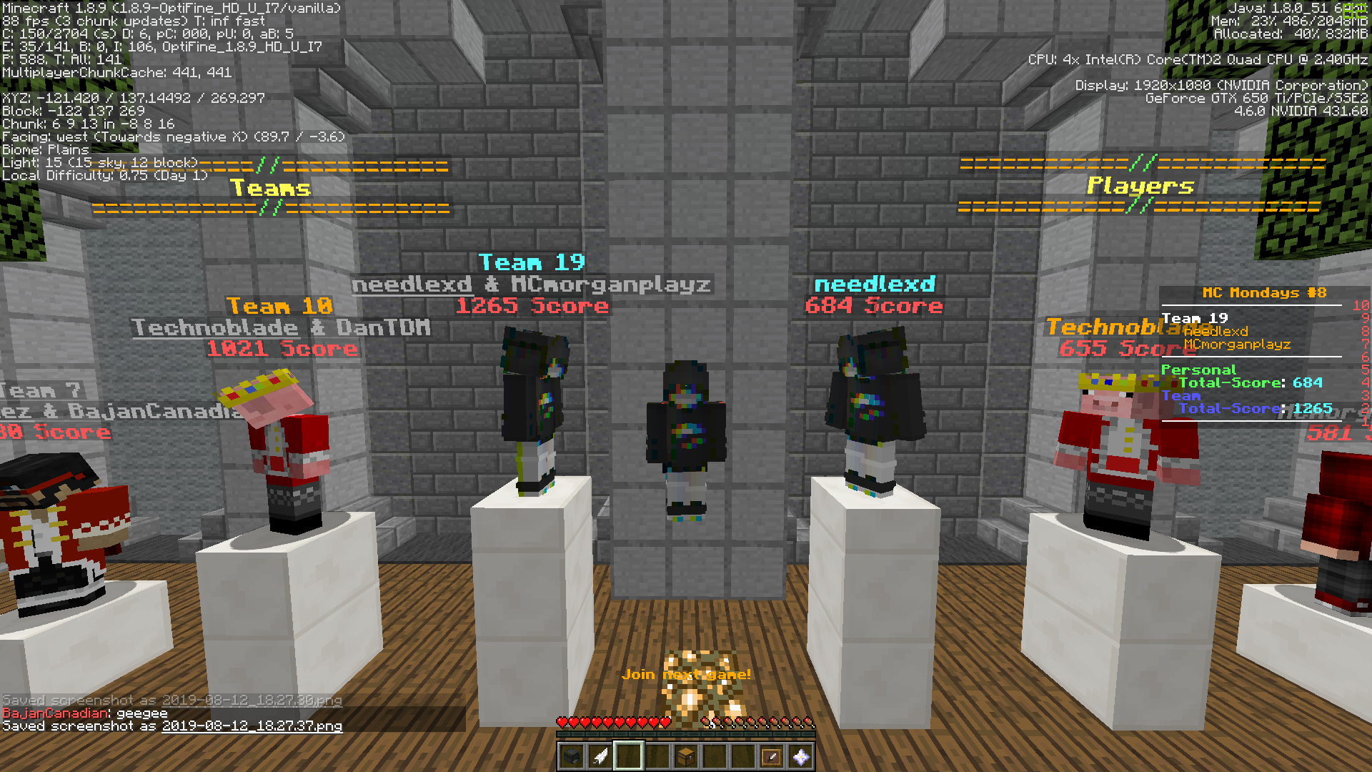 Needle On Twitter I Won Minecraft Monday And Beat Technothepig Gg To All And To My Teammate S0aelixir Https T Co Yttgzwfqjo Twitter