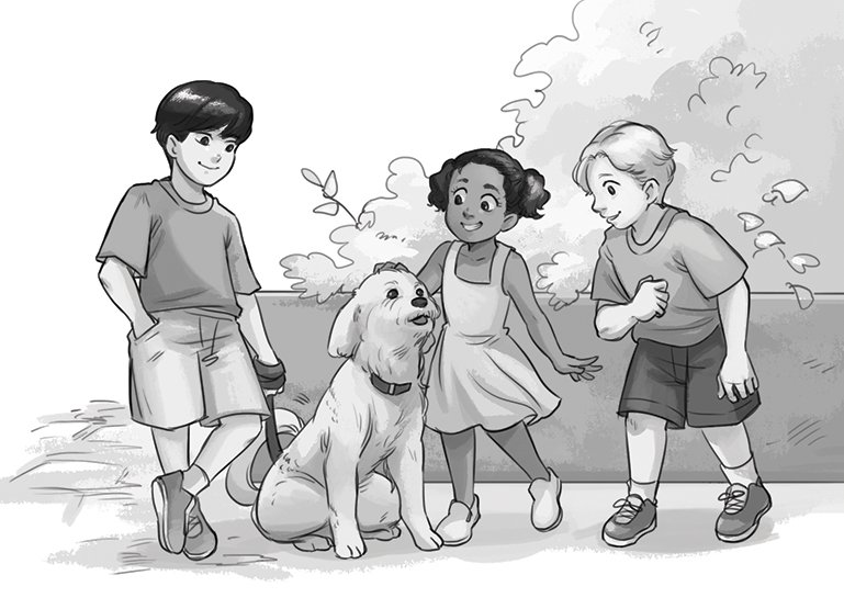 Some interior pages for the Doggie Daycare series! It was heaps of fun to work on and the series is coming out next month! #ChildrensBooks #illustration #doglovers @JollyFishPress 