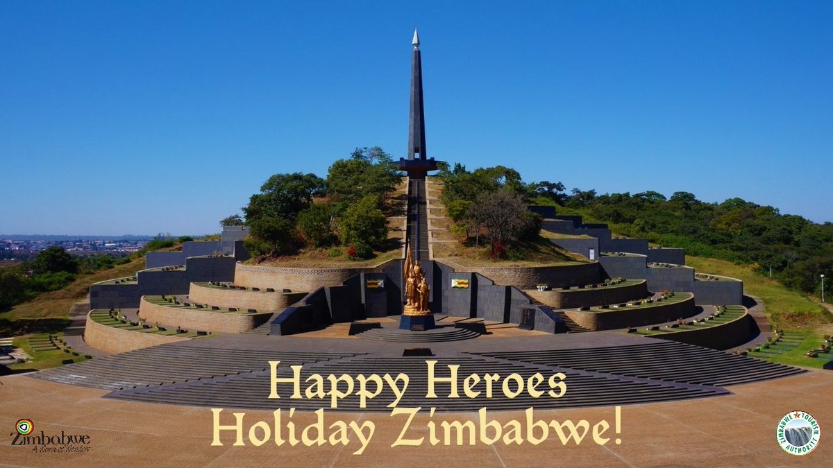 Here is wishing our nation happy holidays as we celebrate our heroes & legends! 
#HeroesHoliday #Heroes #Legends #DefenseForces #Zimbabwe #VisitZimbabwe