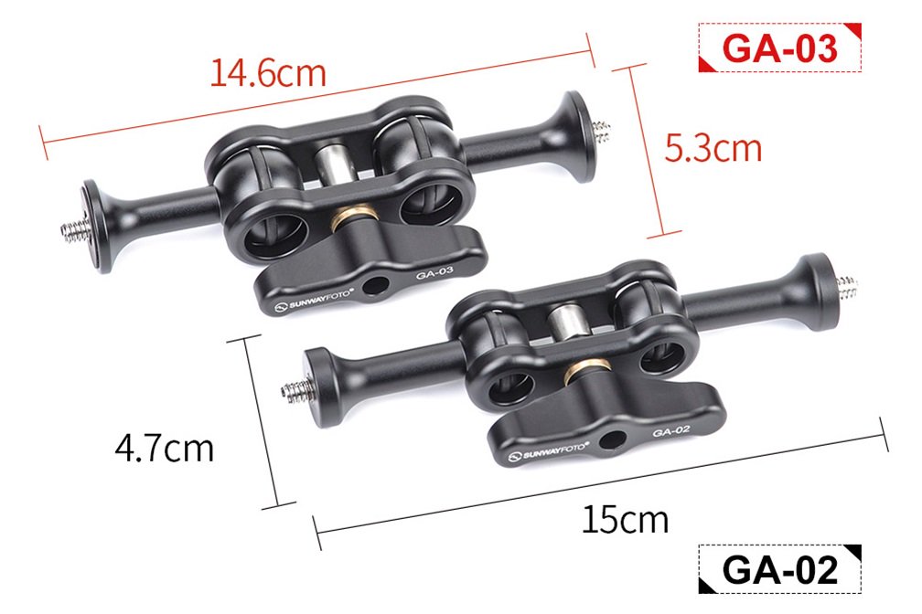 Sunwayfoto2's tweet photo. We are happy to announce two new members in the family of #Sunwayfoto #magicarms. Models GA-02 and GA-03 a little larger and stronger than the original GA-01.

Product specs and info: https://t.co/YxbZ9J6eDh
#sunwayfoto #sunwayfotoga01 #sunwayfotoga02 #sunwayfotoga03 https://t.co/agN9IZ3v23