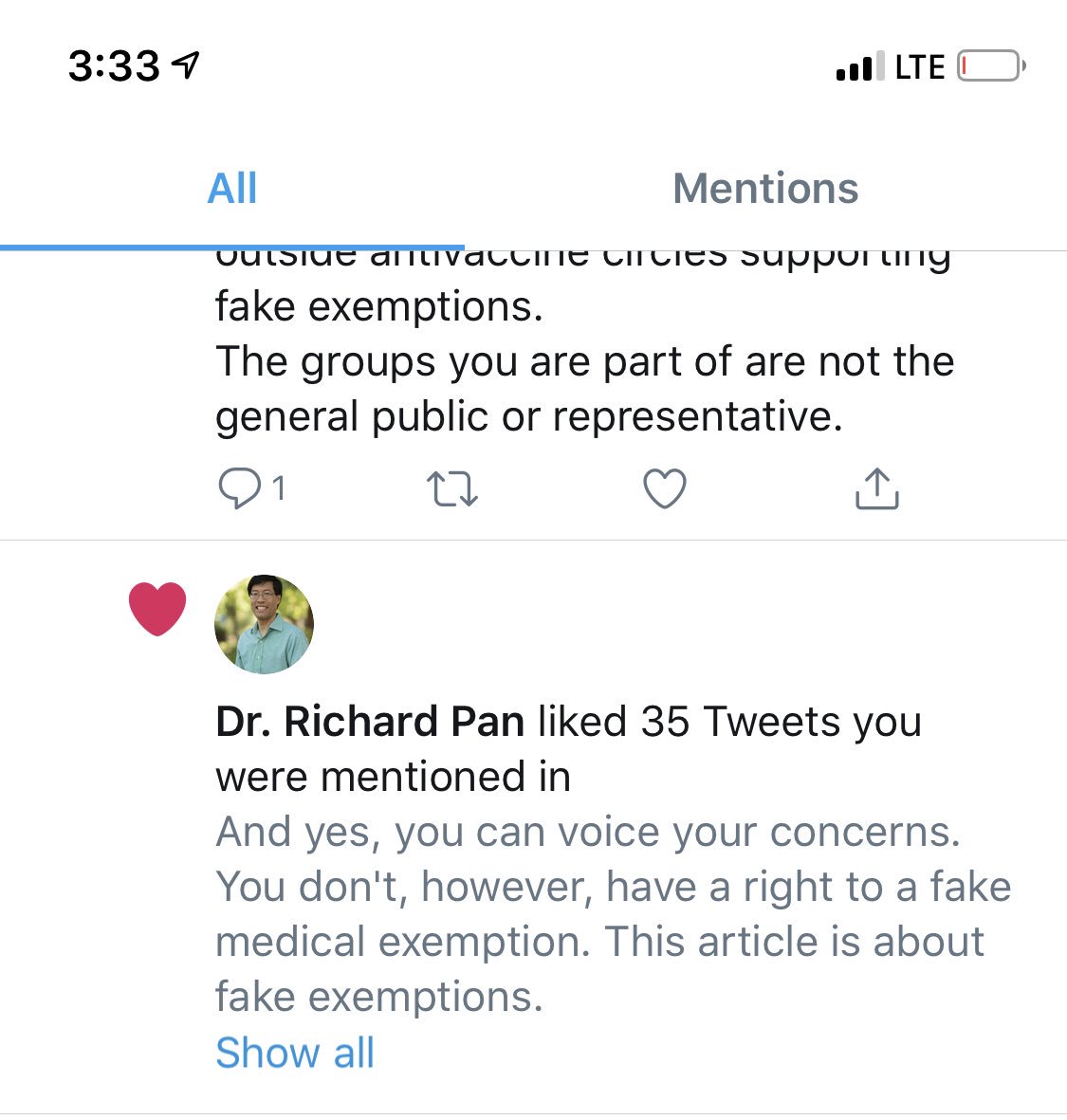 SandyArenosa's tweet photo. @doritmi @MAhealthforkids @NateMartinez909 @dustingardiner @sfchronicle @DrPanMD I’m not here to debate the science or vaccines. Im here to discuss this unconstitutional bill. You need to train new trolls and update their material if you want to catch my interest, otherwise I’m ready to hear you out. Or Pan, I know he follows. https://t.co/s8JCc3m3K9