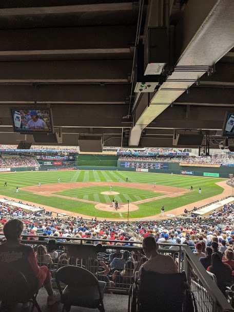 RhsVehicle's tweet photo. Went to the Twins game versus the Mets.  Was a beautiful day for a ball game!  A big than you to @LutherAuto  for taking us along! https://t.co/fpFFmuv6WU