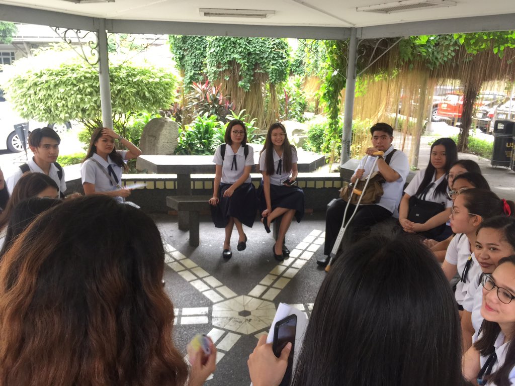 ustcasaofficial's tweet photo. LOOK: CASA Freshies are now on their way to the first station for this yearβs official Campus Tour.
#CASAFreshmenRock
#GrowLouderWithCASA https://t.co/T1ASKurSd5